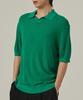 ANALOG MOOD Neff Open Collar Short Sleeve Knit (Green)
