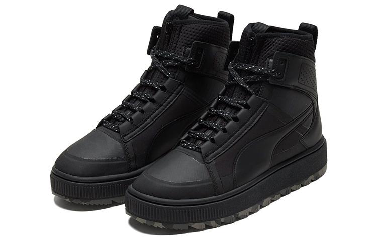 Puma Замшевые кроссовки для середины зимы, адаптивные, черные, мужские
