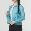 Under Armour Solid Color Fitness Training Windbreaker Jacket Women Jackets Blue 1326558-476