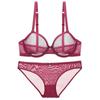 French Ultra Thin Lingerie Set Sexy Mesh Transparent Bra Set Women Lace Underwear Summer Breathable Bralette Female Intimates