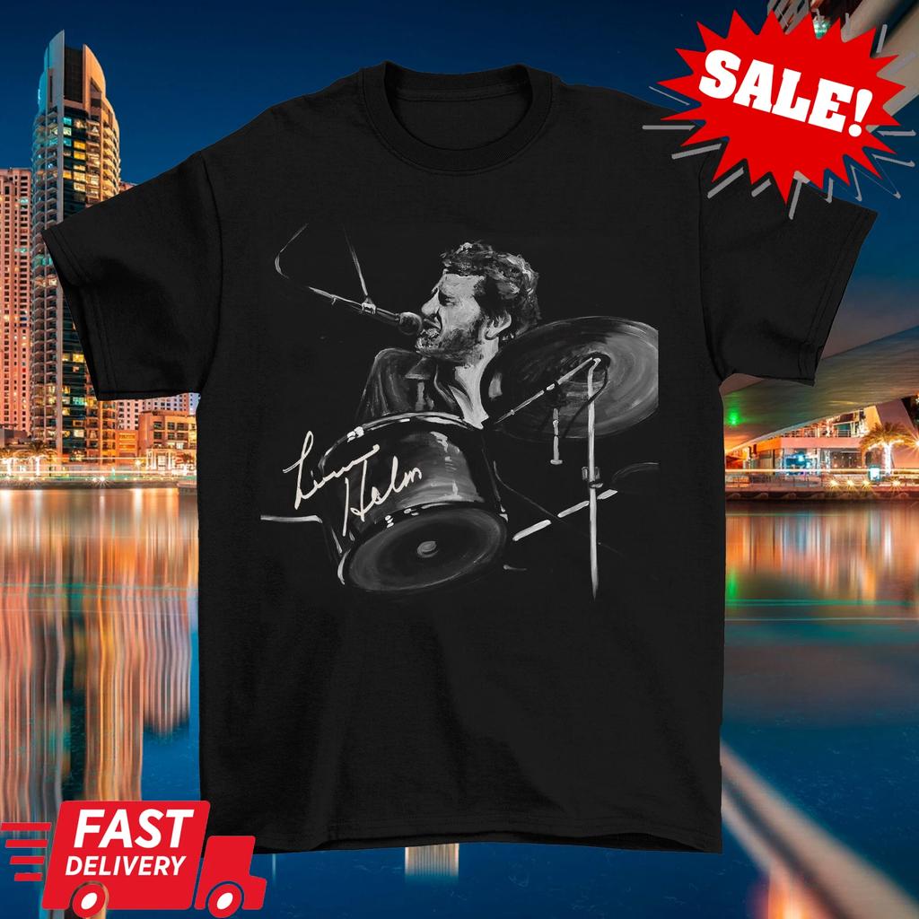 Levon Helm Signature Retro 80s Live Shirt Classic Black Unisex