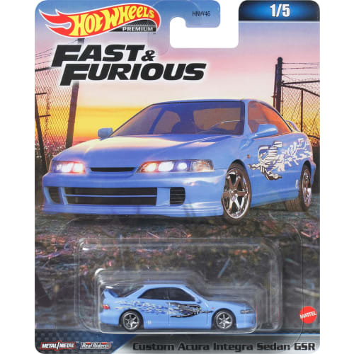 Hot Wheels Fast & Furious - Custom Acura Integra Sedan GSR (Ages 3 and Up) HKD27