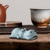 Зеленое Животное Мини Чайный Питомец Фигурка DIY Террариум Поделка Декорация Сувенир Красивый Художественный