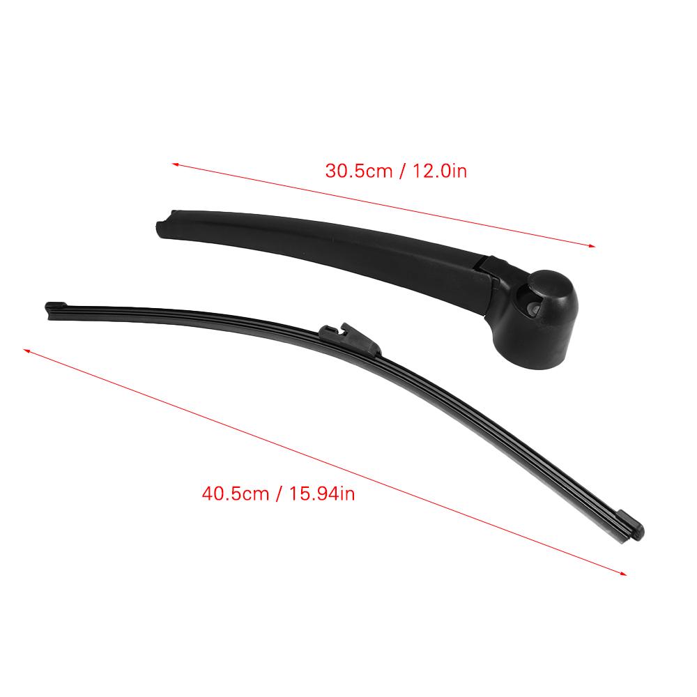 Windshield Rear Back Wiper Arm with Replacement Kit for VW Golf Touran MK5