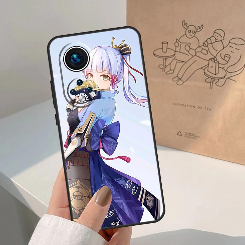Genshin Impact Камисато Аяка Для Huawei P20 P30 P40 P60 Pro P Smart Nova 9 5T Honor 70 90 50 Magic5 Lite X7a X9a X8a Чехол