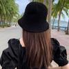 Fashion Double Layer Bucket Hat Foldable Sun Protection Fisherman's Hat Sun Hat Women Girls
