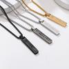 Men Necklace Anti-rust Pendant Electroplating Geometric Snake Chain Neck Decoration Long Lasting Fashion Roman