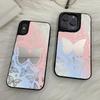 Mirror Phone Case for iPhone 15 11 13 14 for 15 16 Pro Max 12 13 16 Pro Cloud Flower and Animal Cute Style Phone Case