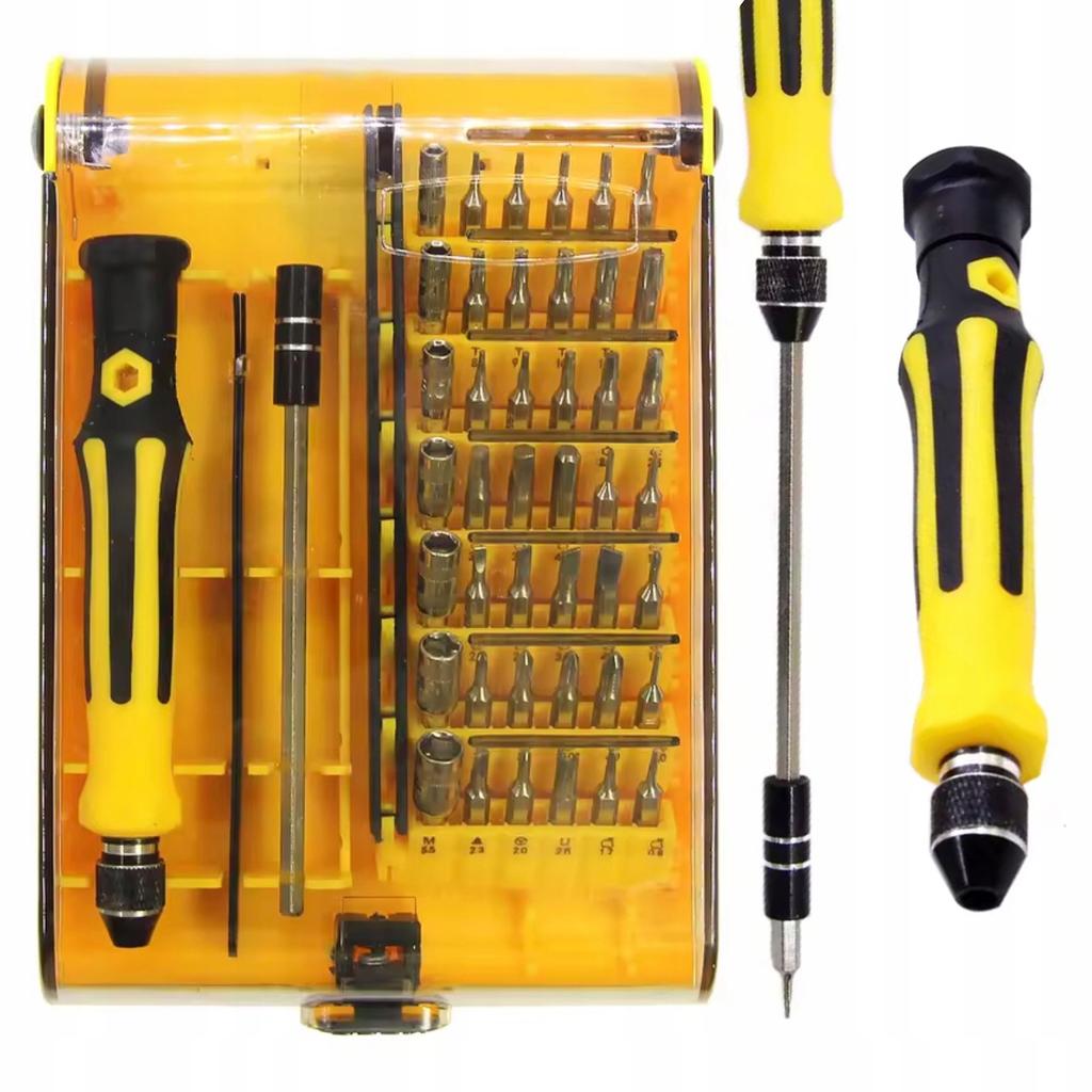 ProFix MasterSet 45in1 - Precision service kit | Screwdriver | Magnetic bits | Extension cord | GSM | RTV | Home repairs