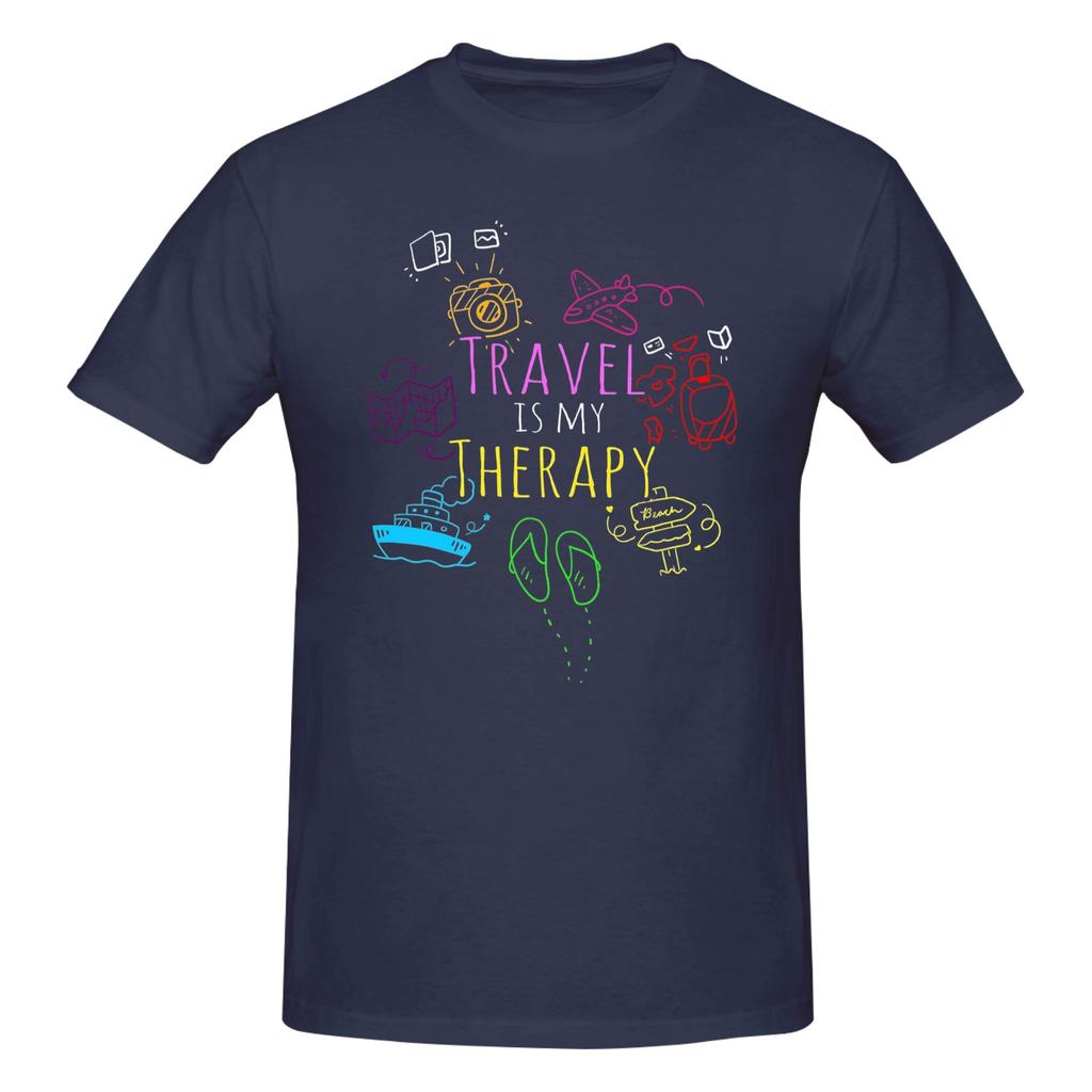 Piece World Traveler Funny Graphic Cotton TShirt All I Need is Travel Tops Tees For Unisex
