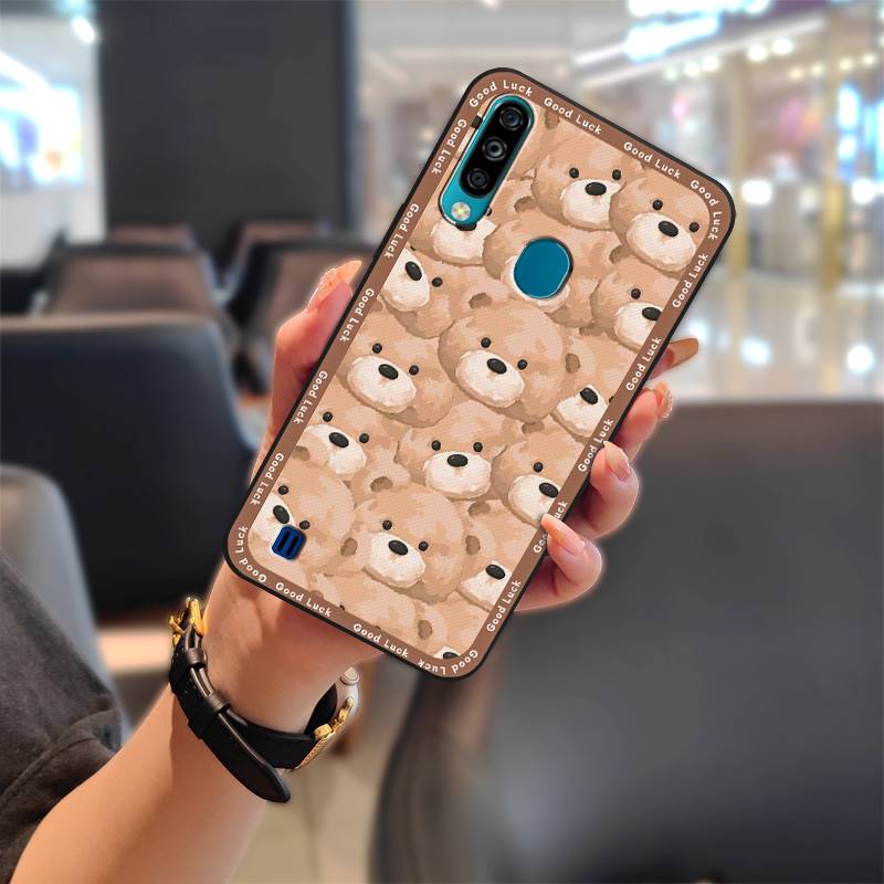 Модный прочный чехол для телефона ZTE Blade A7 2020 с отпечатком пальца, полная задняя крышка, водонепроницаемый чехол, милый ТПУ