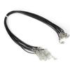 10PCs Adjustable Necklace Wax Rope Cord String  For DIY Jewelry Making ( (black)