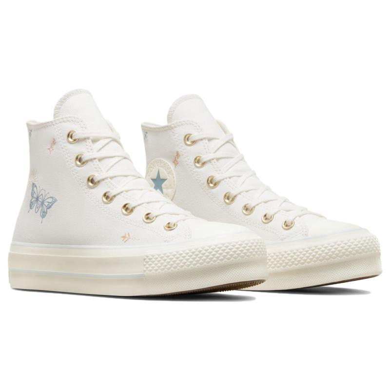 Converse Chuck Taylor All Star Удобные и универсальные эспадрильи хайтопы женские белые