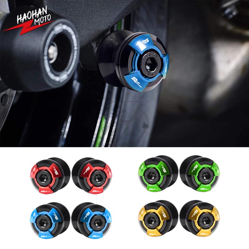 For Suzuki SV1000 SV1000S 2003-2005 Motorcycle Accessories Swingarm Spools Slider Stand Screws