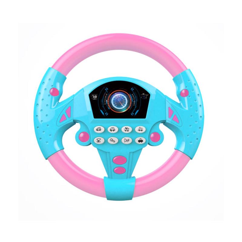 Имитация вождения автомобиля, игрушечный руль, детские интерактивные игрушки для детей