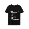 2023 Мужская футболка MILF Music I Love Forever с коротким рукавом Мужская свободная футболка Мужская лучшая брендовая новая мужская футболка с коротким рукавом