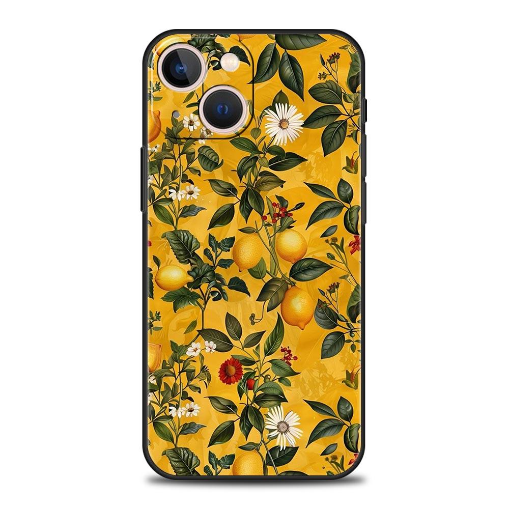 Абстрактные Растения Цветок Чехол для Телефона для iPhone 17 16 15 14 13 12 Pro Max 11 Pro Max 17 AIR Plus Ударопрочный Мягкий ТПУ Чехол