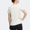 Adidas Neo Solid Color Logo Print Sports T Shirt Women Tops White HE4526