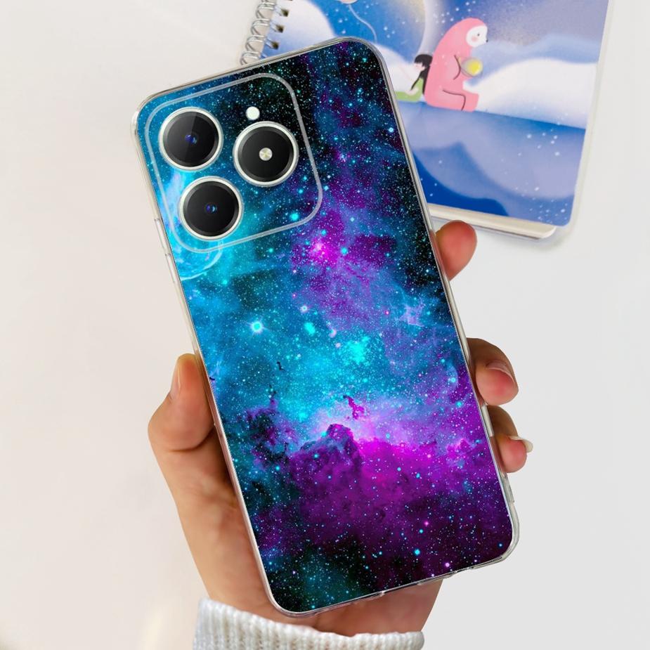 Чехол для Realme C61 Чехол для Realme C63 RMX3939 Новый модный расписной чехол Мягкий силиконовый чехол Для Realme C61 C 63 RealmeC61 RealmeC63 Сумки