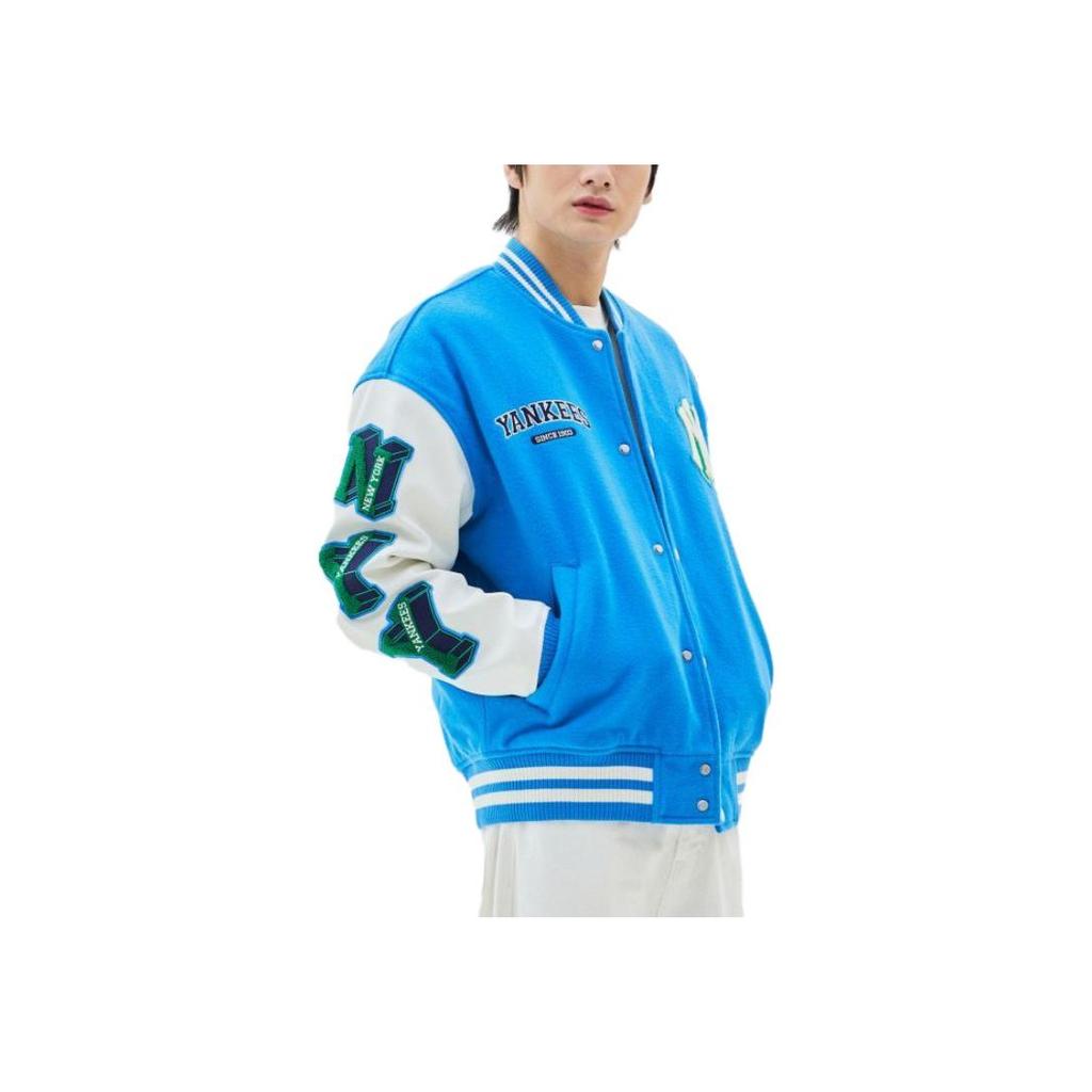 Новые куртки MLB Мужская синяя 3AJPV0234-50BLL