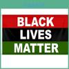 Высококачественный флаг 3x5 Black Lives Matter ярких красного, черного и зеленого цветов