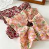 New Bohemia Floral Print Hair Scarf Scrunchies Women Large Ponytail Hair Rope Tie Headbands For Girls Party Hair Ornament
