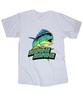 MAHI MAHI fishing white T-shirt Gulf Coast Powerboat ocean fish Graphic Tee