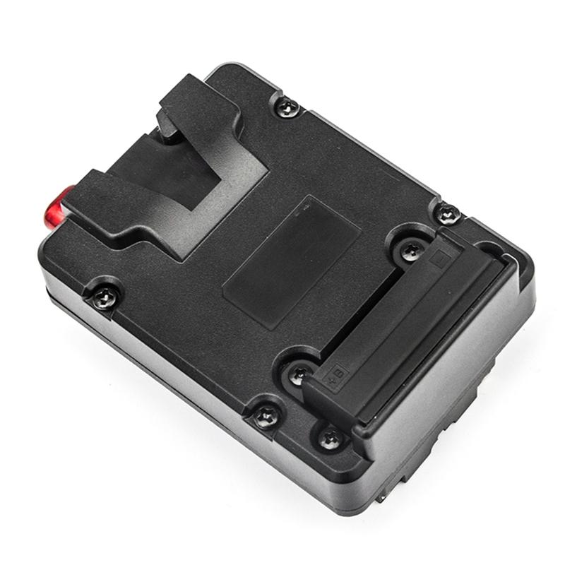 AA58 V Mount V-Lock Battery to NP-F F550 F570 F750 F970 Dummy Battery Converter Plate D-Tap for LED Light Monitor V-Mount