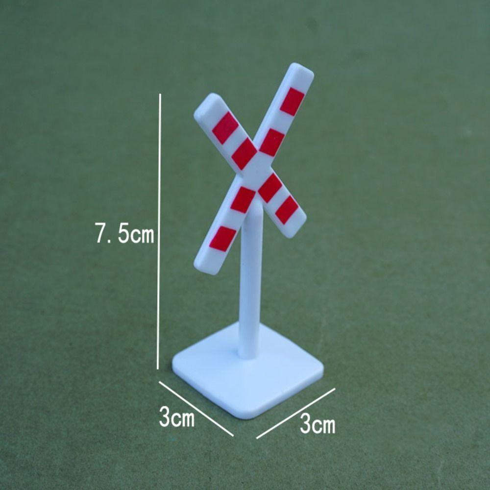 Model Toy Simulation City Road Signs Road Block Mini Traffic Road Signs City Street