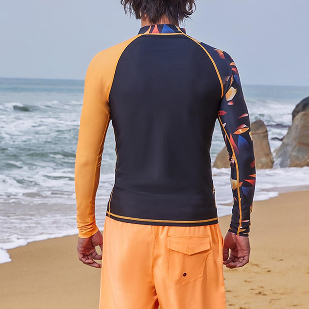 Мужской водолазный костюм, купальник, быстросохнущий купальник с длинными рукавами