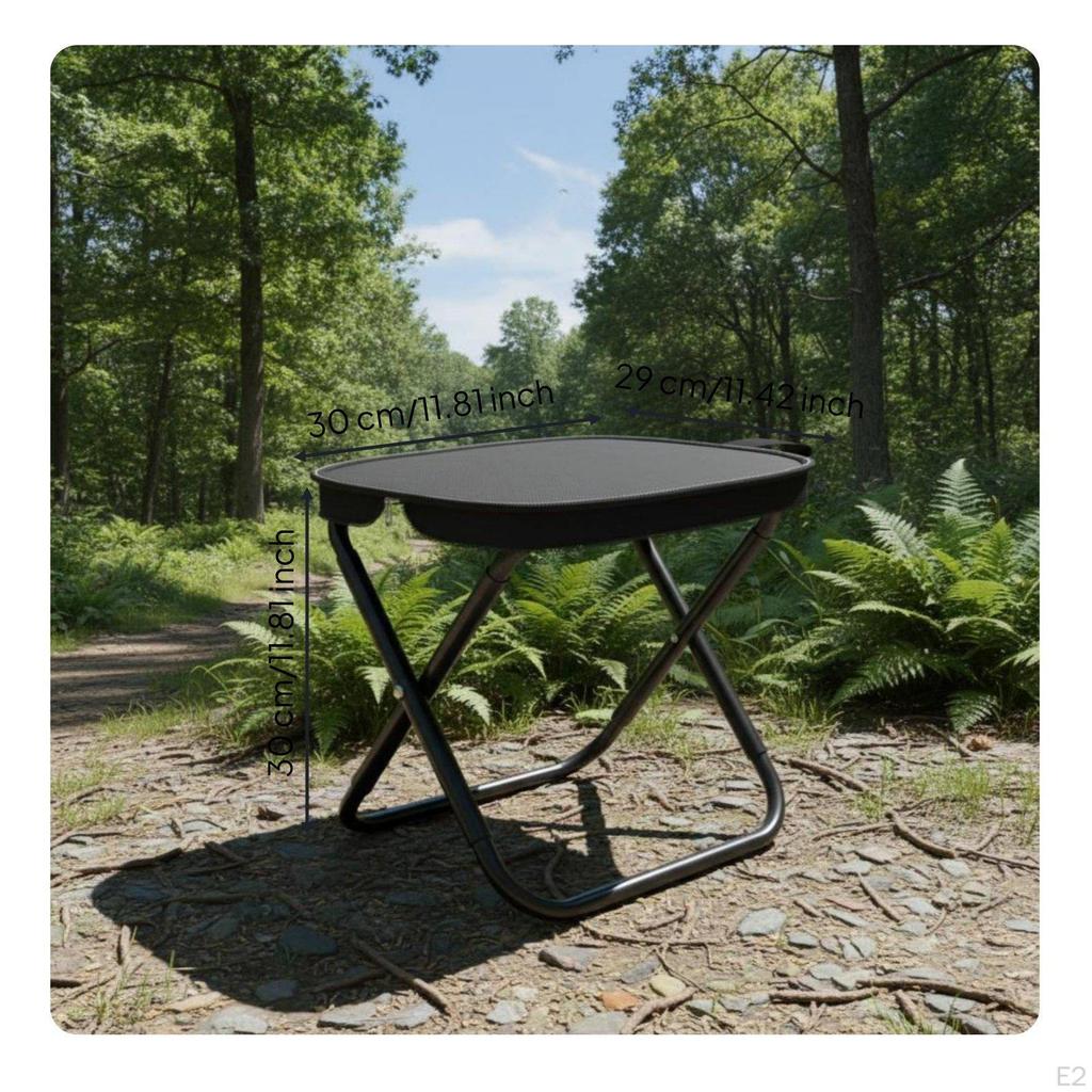 Handbag Folding Stool Foldable Small MultiFunctional Lightweight Camping Chair for