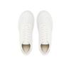Men's Calvin Klein Low Top Lace Up Tmbl Lth Hm0hm01803 White Sneakers
