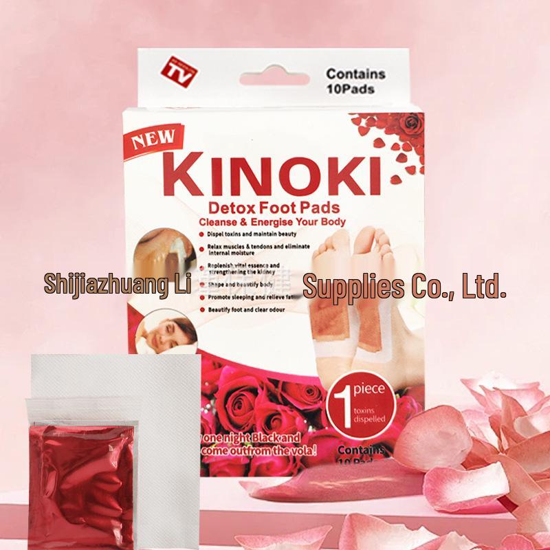 Киноки Пластырь для ног с имбирем, солью, полынью и бамбуковым уксусом - Тайская и Корейская версия