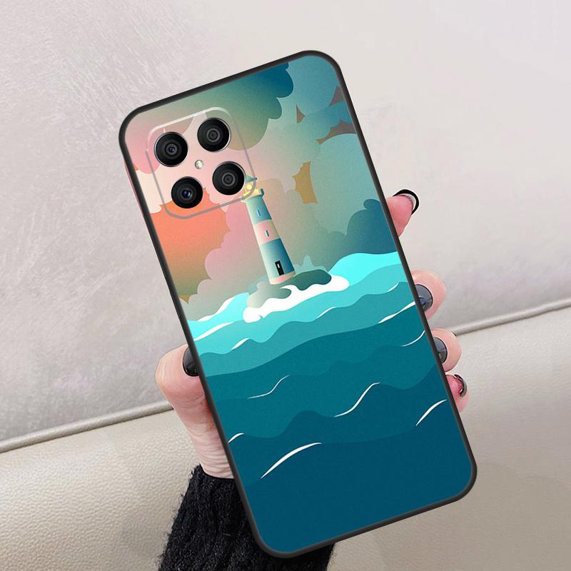 Абстрактное искусство шоссе маяк Для Honor Magic 8 Pro 6 7 Lite Чехол Для Honor Win RT 400 200 50 70 90 X8c X8b X9a X9b X9c X9d