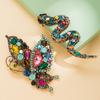 Classic Women Men Exquisite Luxury Crystal Rhinestone Snake Butterfly Pin Brooch Lady High-end Gorgeous Boutique Badges Corsage