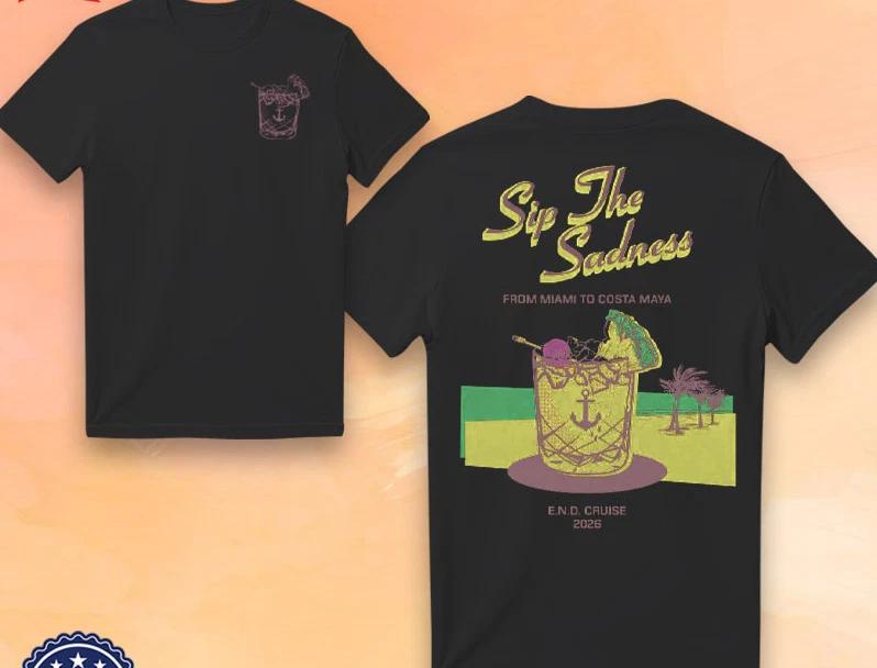 Emo’s Not Dead Sip The Sadness 2025 TeeT-Shirt T-Shirt T
