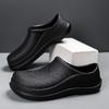 Fashion Men Chef Shoes Man Summer Beach Slippers Water Proof Oil Proof Kitchen Shoes Non Slip Garden Clogs Hotel Work Shoe EVA Sandal