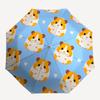 1pc Hamster Print Automatic Folding Umbrella - Portable Collapsible 8-Rib Umbrella for All Seasons yy251119153