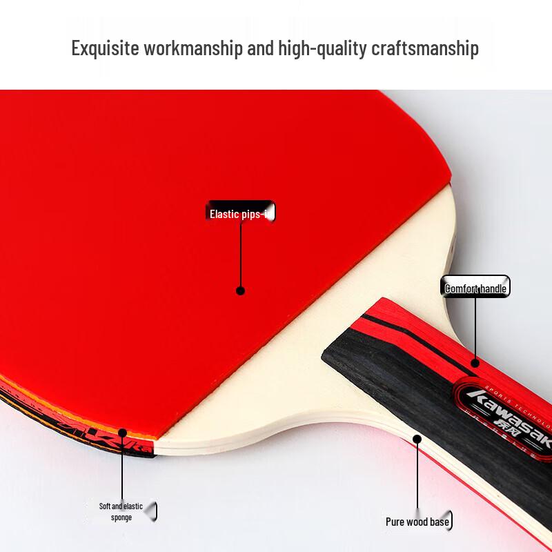 KAWASAKI Gust Wind 1-Star Table Tennis Racket Set