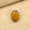 Amazing Tiger's Eye Gemstone 925 Sterling Silver Handmade Jewelry Ring For Her