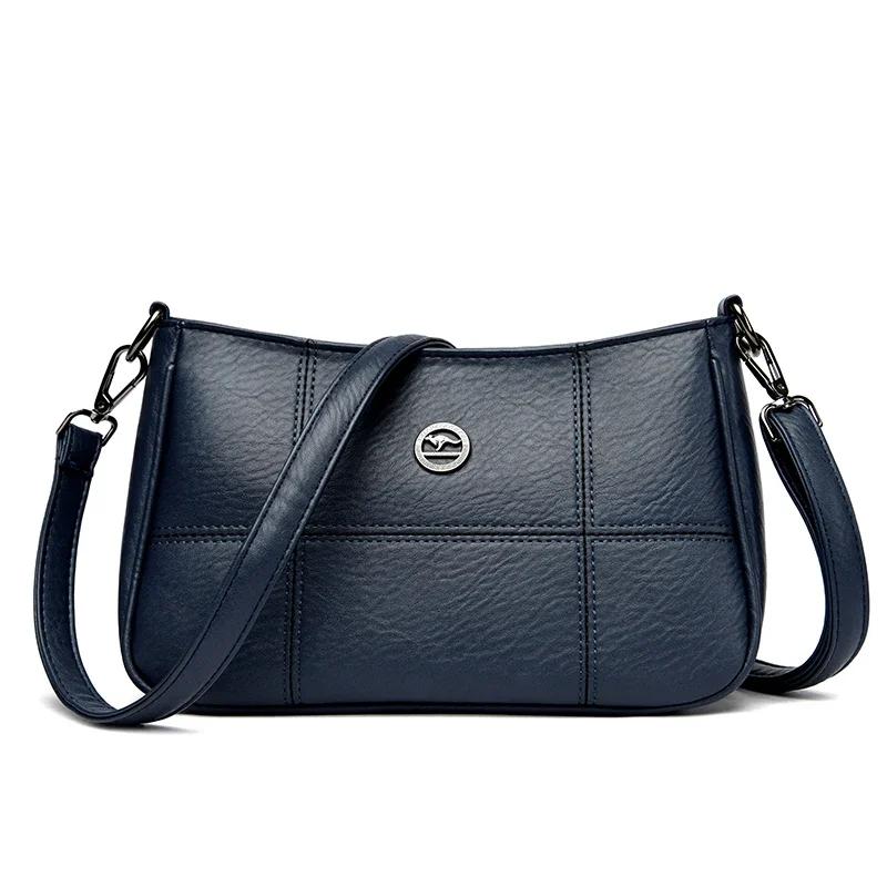 Женская роскошная дизайнерская сумка через плечо на одно плечо, трендовая высококачественная брендовая сумка-кошелек из мягкой кожи, женская сумка через плечо