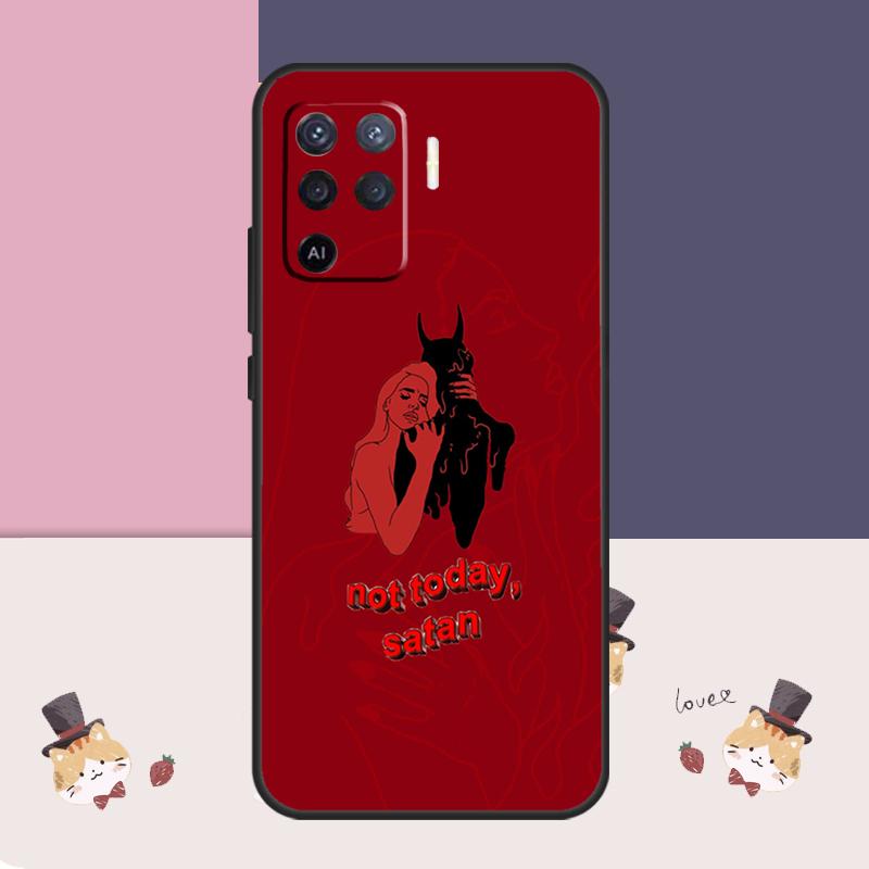 Эстетичный чехол 'Дьяволица Плохая Девушка' для Oppo A94 A74 A54 A18 A38 A58 A78 A98 A80 A60 A40 A96 A76 A16 A15 A17 A57 A77 A5 Pro