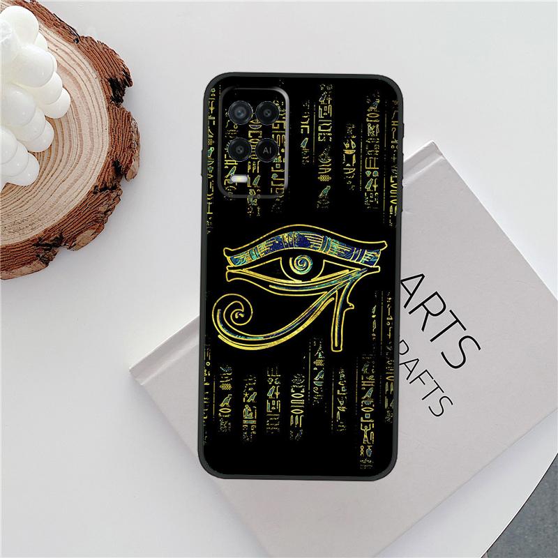 Священный Глаз Гора Египет Фреска Чехол Для Oppo A96 A58 A18 A38 A78 A98 A17 A77 A80 A40 A60 A16 A76 A74 A94 A54 A15 A57S Чехол