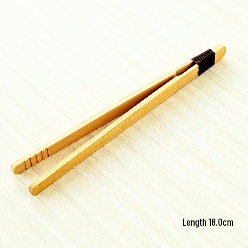 Бамбуковые пинцеты и изогнутые зажимы для чайных сервизов и церемониальных принадлежностей