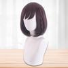 Cosplay Wig Smooth Simulated Fluffy Soft Full Coverage Role Play Light Purple Short Shinonome Ena Wig with Bangs Party Supply