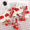 Bag Pendant Car Key charms Key Accessories Strawberry Heart Keychain Backpack Pendant Key Holder