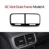 Car Rear Console Air Conditioner Air Outlet Grille AC Tab Clip Repair Kit Outer Frame For Mercedes Benz GLS GLE W167 2020-2025