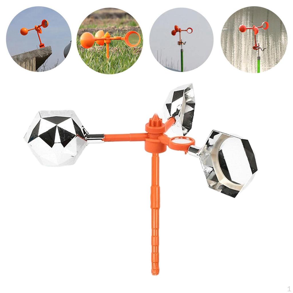 Bird Deterrent Device Reflective Away Scare for Orchard Farmland Lawn