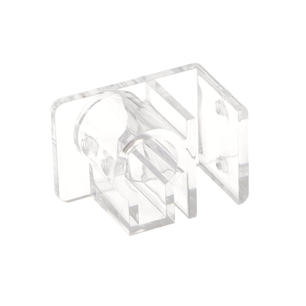 1 Acrylic Aquarium Tank Tube Holder Clip for 12mm/16mm , Mounted