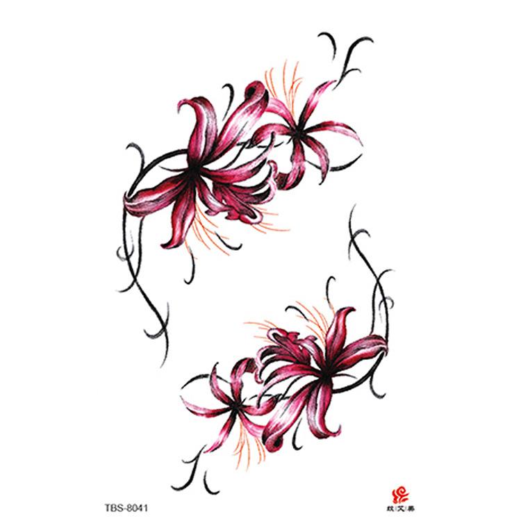 High Quality Waterproof Women's Sexy Flower Animal Tribal Temporary Body Art Tattoos Tattoo Stickers